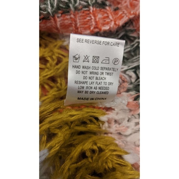 Miracle Loose-Knit Multicolor Sweater M/L - Picture 8 of 8